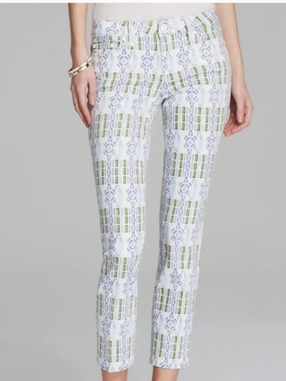 Tory Burch Alexa Cropped Skinny Jeans (28)